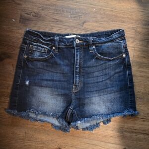 KanCan Dark Blue Jean Shorts